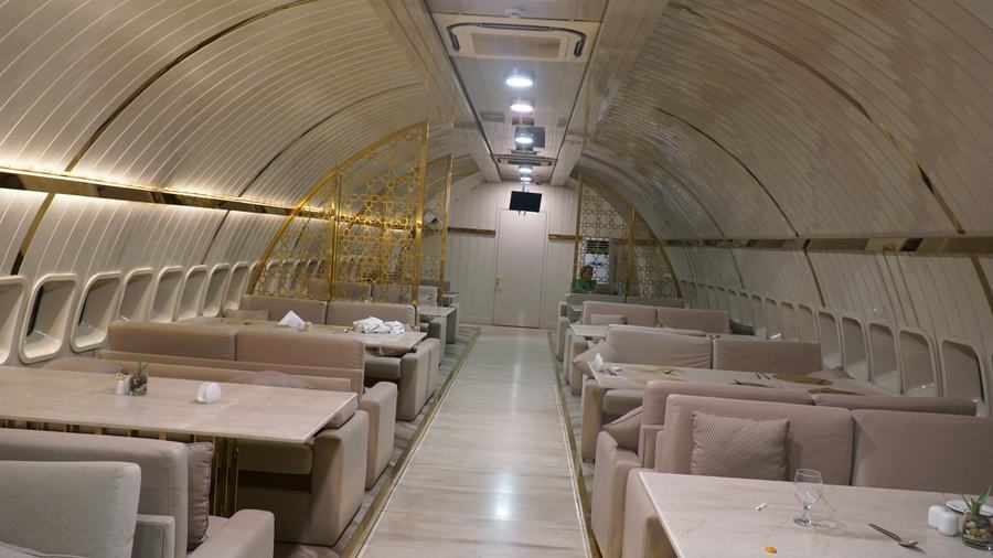 L’intérieur de l’avion