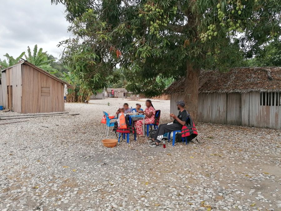 Repas sur l’île aux coquillages